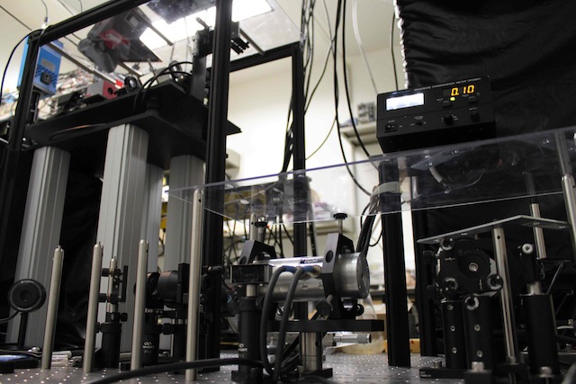 Photo of optics for high-speed two-photon microscope