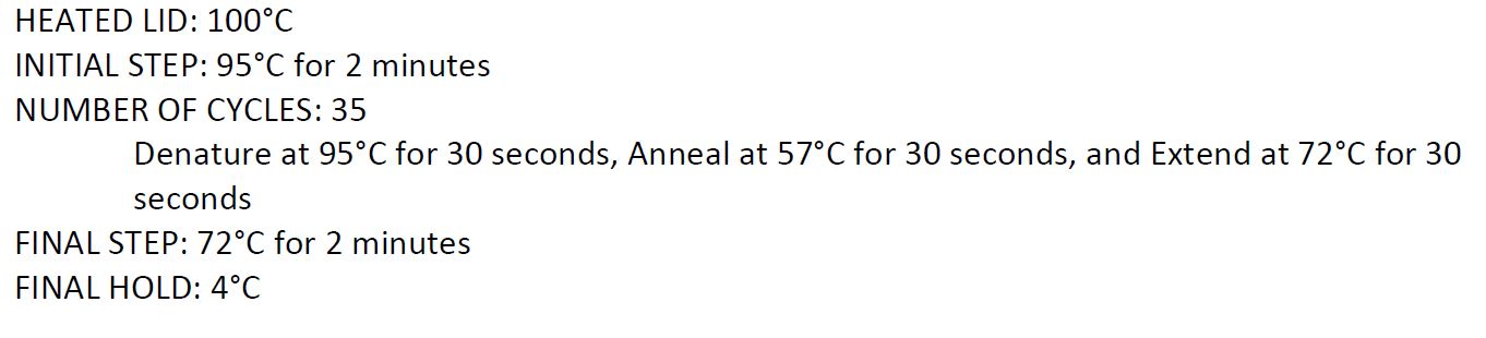 Specifications for setting up the openPCR device