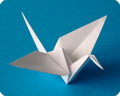 origami crane as icon for journal club; copied from [4] under CC - 4/07