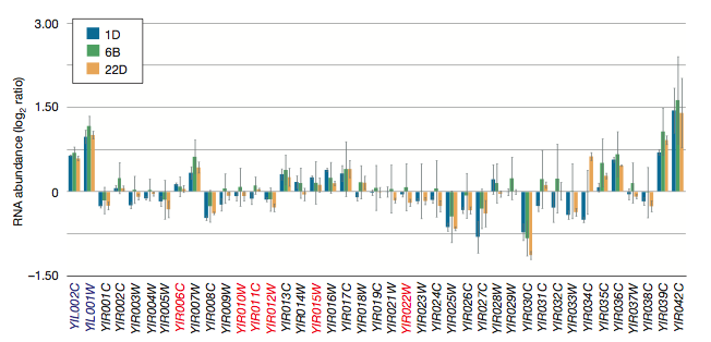 Expression changes in synIXR. [6]