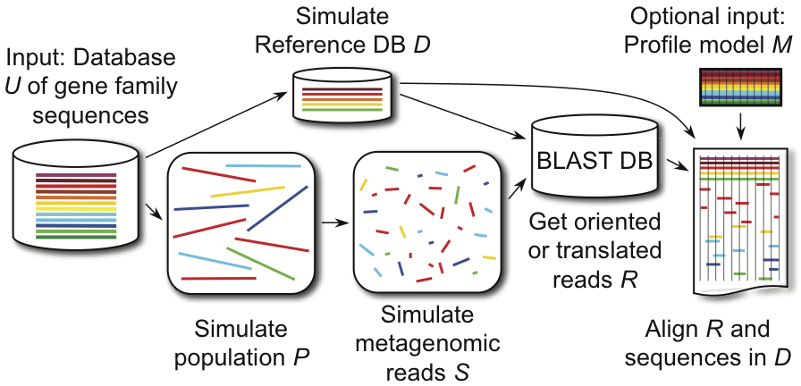 Diagram of the major components of the MetaPASSAGE workflow.
