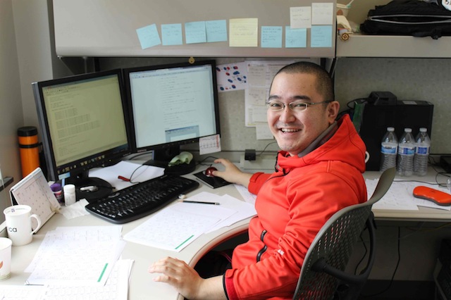 Photo of Hiro Ohshiro at the office